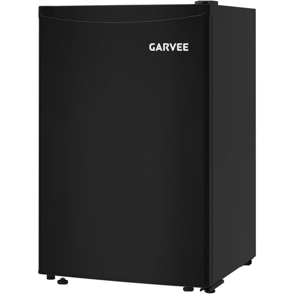 4.5 Cu.Ft Mini Fridge with Freezer, Low Noise< 38dB, Compact Refrigerator w/ Reversible Door, Adjustable Thermostat Energy-Efficient, Small Fridge for Bedroom, Office, Dorm