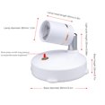 thumbnail image 3 of 2 Pièces Projecteur Accent LED Batterie Rotative Alimenté par Batterie Télécommande à Distance Mise au Point Rotative Bureau Lampe Affichage Placard Plafond à la Maison, 3 of 9