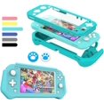 thumbnail image 1 of XIHAMA Switch Lite Case Protective Case for Nintendo Switch Lite, Case Compatible with Nintendo Switch Lite Hand Grip Case with Detachable TPU+Built-in PC Screen Protector & 2 x Thumb Grip Caps, 1 of 7