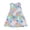 Blue, variant on Swstbby Summer Savings Clearance 2025! Girls Summer Dress, Summer Toddler Baby Girls Sleeveless Dress Graphic Print Flying Sleeve Dress Blue 2-3 Years