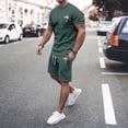 thumbnail image 2 of Men's Suits Quick-Dit Summer Tracksuit for Everyday Casual Outdoor Travel Performance Athletic Set, 2 of 5