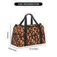 thumbnail image 3 of Vsdgher Christmas Gingerbread Cookies Pattern Unisex Hand Travel Bag,Foldable Travel Duffel BagsTravel Essentials Sport Gym Bag,Overnight Travel Duffel Bag with Adjustable Strap, 3 of 7
