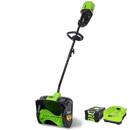 Greenworks PRO 80V Pelle à Neige Sans Fil de 12 Pouces, Batterie 2,0 AH Incluse, 2600602