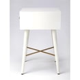 thumbnail image 2 of Butler Specialty Delridge End Table In White And Gold, 2 of 7