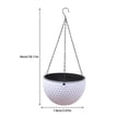 thumbnail image 2 of Wweixi 3pieces Stylish Planters For Hanging Pot Flower Plant Hanging Garden grey M 1Set, 2 of 6