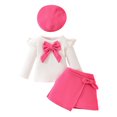 thumbnail image 2 of RXIRUCGD Hauts à Manches Longues et Col Rond pour Enfants Hommes et Femmes (Rose Vif, Taille : 80), 2 of 9