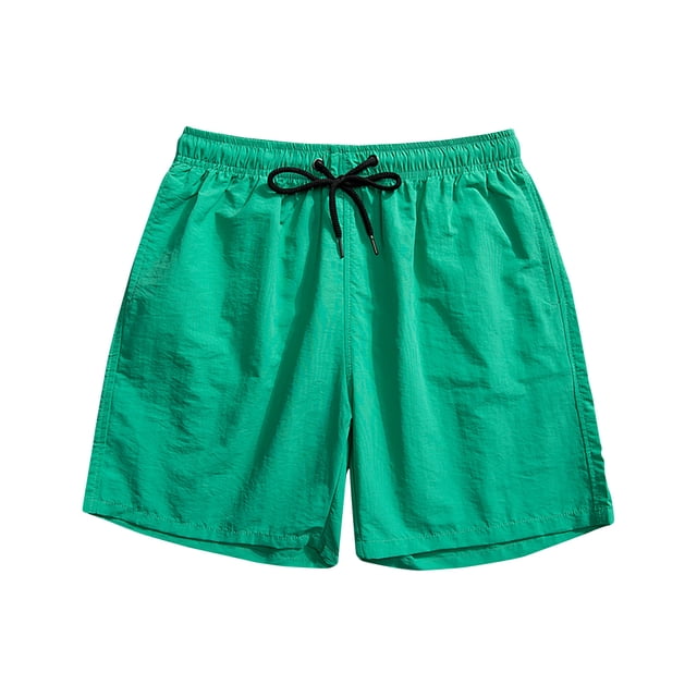 LSLJS Men's Holiday Solid ColorSpecial Print Beach Casual Trouser Shorts. Mens Shorts