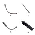 thumbnail image 1 of 10 Pcs Nouilles de Frein en V pour Vélo Légères Résistantes à l'Usure Excellente Protection Guide de Câble Réglable Huile Lubrifiante Type 4, 1 of 7