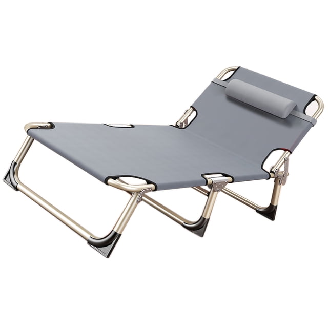 Single Person Folding Bed Camping Folding Bed Folding Reclining Lounger Single Bed Recliner Folding Bed Single Person Folding Reclining Lounger For Camping Office Lunch Break