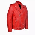 thumbnail image 4 of Pisexur Faux Leather Jacket Men Men's Motorcycle Leather Jacket Top With Zipper Plus Size Leather Jacket Motorcycle Jacket, 4 of 5