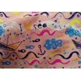 thumbnail image 5 of oneOone Cotton Silk Light Pink Fabric Ocean Life Craft Projects Decor Fabric Printed By The Yard 42 Inch Wide, 5 of 5