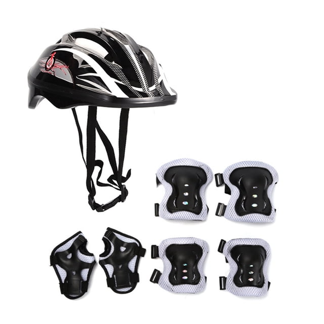 Meitianfacai 7Pcs/Set Children's Skating Protective Gear Children Kids Helmet Knee
