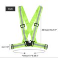 thumbnail image 1 of Ceinture Réfléchissante, Gilet de Cyclisme de 4 cm de Large Résistant à la Sueur, Haute Visibilité, Léger, pour la Course de Nuit, 1 of 8