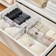 thumbnail image 4 of Ohufall Cloisons de Tiroir Transparentes Rétractables pour Rangement à la Maison avec Organisateur de Rangement de Garde-Robe Petits Organisateurs et Rangement de Garde-Robe, 4 of 8