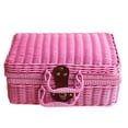 thumbnail image 2 of Picnic Basket Large Size Organizer Container Storage Basket With Lid, 2 of 2