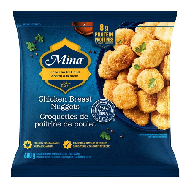Mina Halal Chicken Breast Nuggets, 600 g