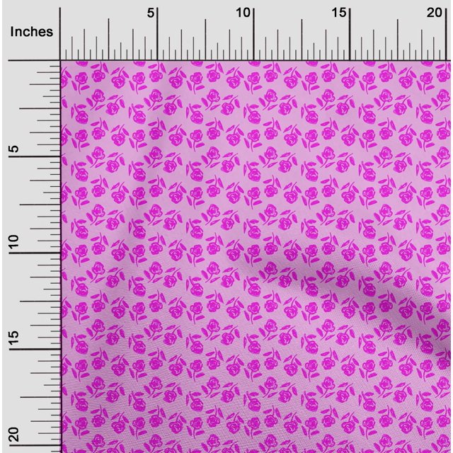 oneOone Coton Popeline Fuschia Tissu Rose Robe Tissu Tissu Imprimé par la Cour 56 Pouces de Large