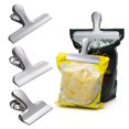 thumbnail image 1 of SSZMDLB 3Pcs Stainless Steel Chip Bag Clips, Food Storage Bag Sealer Clips with Strong Spring, Reusable Metal Bag Clips for Chips, Snacks, Bread and Kitchen Organization, 2/3/4 Inch Bag Clamp, 1 of 9