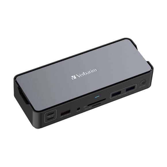 Verbatim Pro - Docking station - USB-C - 2 x HDMI, DP - 1GbE - 100 Watt