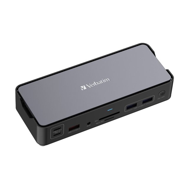 Verbatim Pro - Docking station - USB-C - 2 x HDMI, DP - 1GbE - 100 Watt