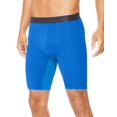 thumbnail image 1 of Hanes Shorts de Compression Performance Sportive pour Hommes, 2TG, Bleu Génial/ébène, 1 of 2