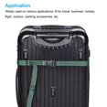 thumbnail image 5 of Unique Bargains 2.5m Suitcase Belts with Quick Release Buckle Luggage Straps, Light Green, 5 of 5