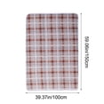 thumbnail image 4 of Feltree Extra-Large Washable Underpad, 60x40 Inch Waterproof Bed Pad with Non-Slip Back, Breathable Cotton Reusable Incontinence Pads for Seniors, Postpartum & Menstrual Care, 4 of 8
