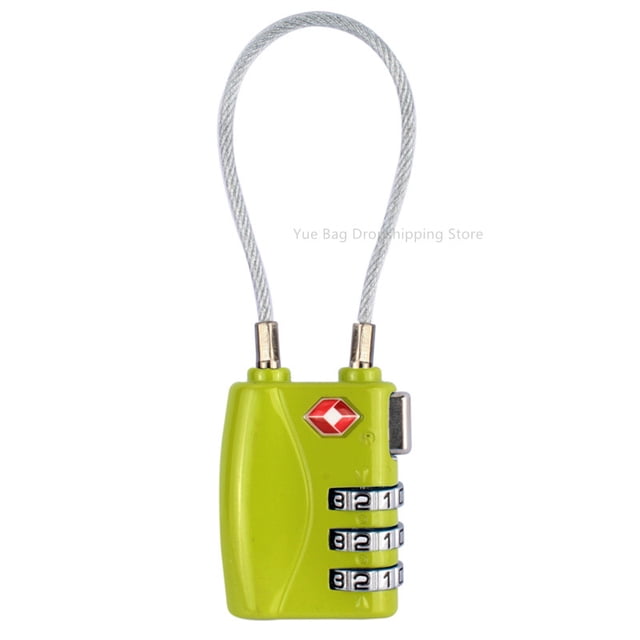 1PC TSA Customs Colorful Code Lock For Travel Luggage Password Changeable Lock Contrast Color Design Padlock Cabinet Locker 2# E