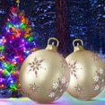 thumbnail image 3 of 60cm Inflatable Christmas Ball with Light Glow Giant Atmosphere Ball Home Garden, 3 of 8