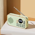 thumbnail image 4 of Portable Bluetooth Stereo Speaker Mini Digital Am Fm Radio Media Speaker Mp3 Music Player Support Tf Card/Usb Disk with Led Screen Display and Emergency Flashlight Function, 4 of 8