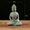 thumbnail image 1 of Ornement de Jardin Buddha Assis en Résine Effet Zen Statue Extérieure Intérieure, 1 of 4