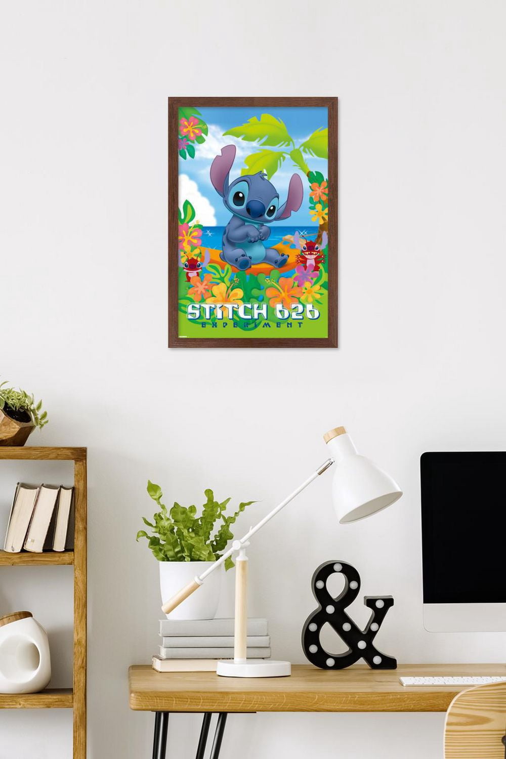 Disney Leroy and Stitch - Beach Wall Poster