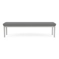 thumbnail image 4 of Lenox Steel Reception Waiting 3-Seat Bench / Silver Steel / Light Gray, 4 of 5