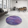 thumbnail image 4 of Ahgly Tapis Rectangulaire Lavable en Machine Intérieur Transitionnel Violet, 5 Pieds x 7 Pieds, 4 of 7