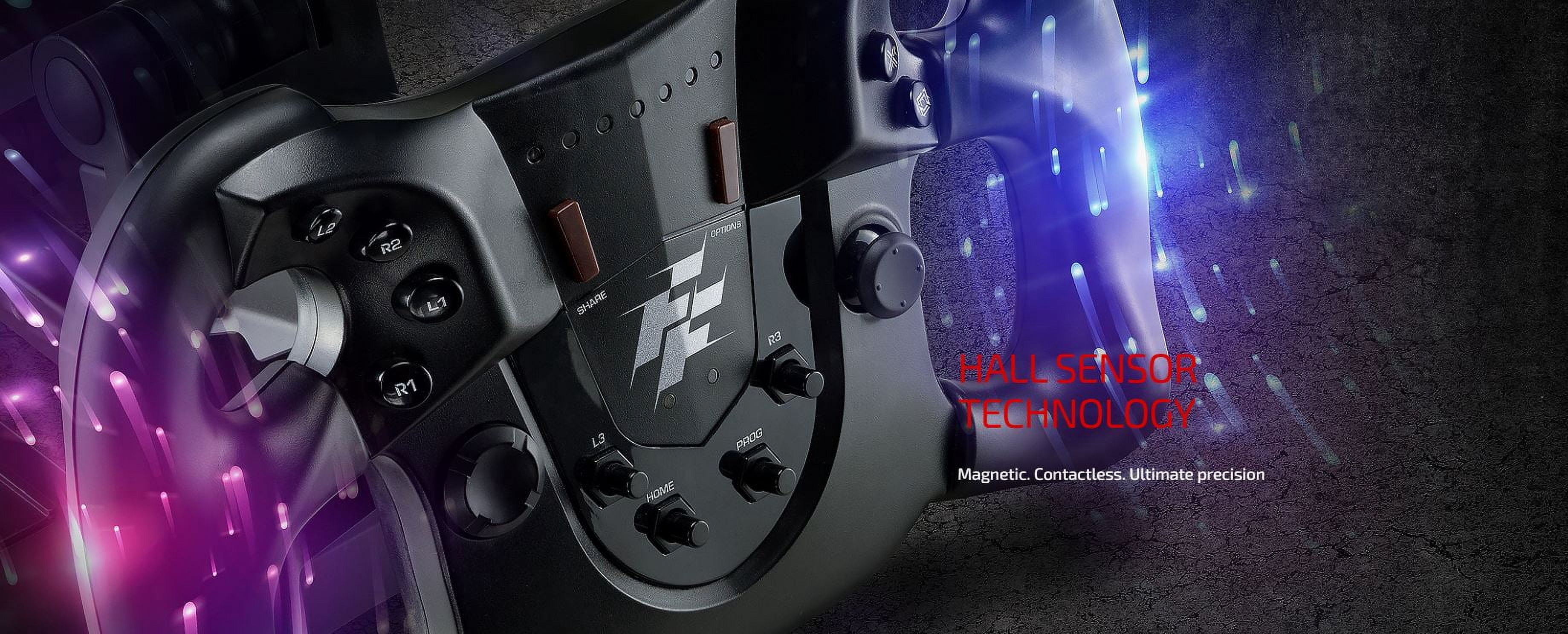 Volant de course Flashfire Monza avec levier vitesses en H et pédales pour PC, PS3, PS4, XBOX 360, ONE, Series X/S Nintendo Switch, Noir.