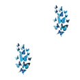 thumbnail image 4 of serony 12Pcs 3D DIY Wall Stickers PVC Kid Room Decal Home Decoration Decor blue 2Set, 4 of 6