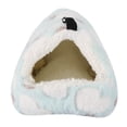 thumbnail image 4 of Winter Warm Soft Pet House Cage Bed for Hammock Squirrel Totoro Rabbit (Blue 22*21cm), 4 of 9