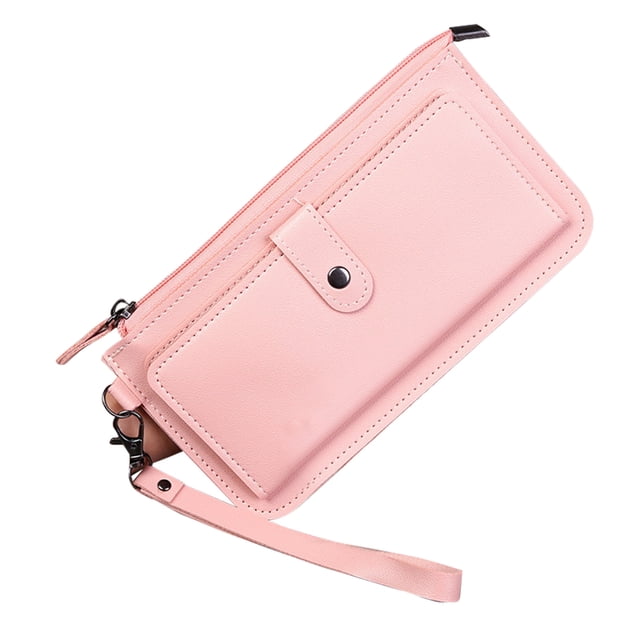 EGNMCR Ladies Wallet Slim Bifold Wallet With Zipper Closure Multi Card Case Ladies Credit Card Multi Card Coin Purse Coin purse