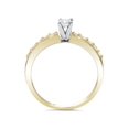 thumbnail image 2 of 1ct Yellow Gold Diamond Engagement Ring 14K, 2 of 4