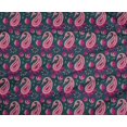 thumbnail image 4 of oneOone Polyester Lycra Fabric Leaves|Floral & Paisley Block Print Fabric By The Yard 56 Inch Wide, 4 of 4