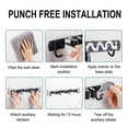 thumbnail image 4 of Floating Shelves for Wall Floating Rack Wall Mounted Bathroom Rack Wall Mounted Suspension Rack Metal Display Rack Wall Mounted Carbon Steel Material Shelves for Wall Storage, 4 of 9