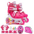 thumbnail image 1 of Flash Skating Shoes Kids Beginner Roller Skating Shoes Set Children, 1 of 8