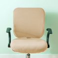 thumbnail image 4 of Elastic Office Chair Seat Covers Stretchable Chair Slipcover Beige, 4 of 8