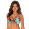 thumbnail image 3 of RELLECIGA Women's Strappy Longline Triangle Bikini Top, 3 of 6