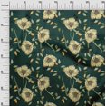 thumbnail image 3 of oneOone Rayon Dark Green Fabric Floral Sewing Craft Projects Fabric Prints By Yard 56 Inch Wide, 3 of 4