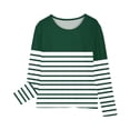 thumbnail image 4 of RXIRUCGD Chemises à Manches Longues pour Filles, Col Rond Mignon, Blouses Décontractées Élégantes, Vert, Taille : 5 Ans, 4 of 6