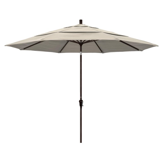 California Umbrella 11' Patio Umbrella in Antique Beige