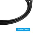 thumbnail image 3 of Unique Bargains 16.4 Feet Picture Hanging Wire, Coated Cable 304 Stainless Steel Rope Black 0.2' Dia., 3 of 6