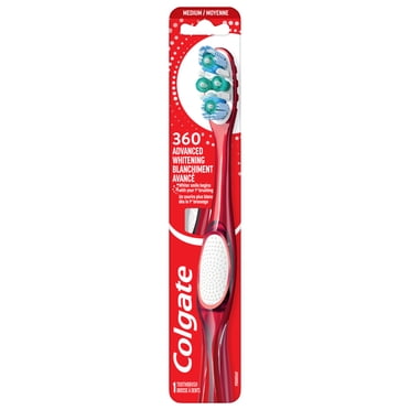 Colgate 360 Advanced Optic White Toothbrush, Medium