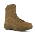 thumbnail image 1 of Reebok Work Women's 8" Rapid Response Soft Toe Stealth Boot with Side Zipper Coyote - RB897, 1 of 1